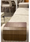 Biye Çizgili Katlı C09 Kahverengi 2 cm 25 Metre %65 Koton %35 Polyester
