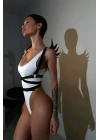 Kanatlı Şık Ve Seksi Göğüs Altı Bel Kemeri Harness - Brf1097