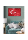 Kanvas Tablo Türk Bayrağı (Bir Hilal Uğruna Ya Rab)