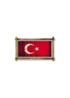 Kanvas Türk Bayrağı Led Işıklı Rustik Tablo
