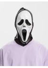 Kapşonlu Çığlık Maskesi Scream Maskesi - Hayalet Maskesi 33x21 Cm