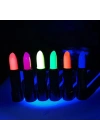 Karanlıkta DKTTyan Yanan UV Neon Ruj Yüz Boyama 6 Adet 6 Renk