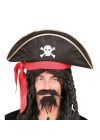 Karayip Korsanları Kaptan Jack Kadife Korsan Şapkası Yetişkin