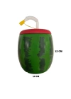 Karpuz Tasarımlı Pipetli Suluk 900 Ml