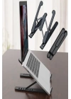 Katlanabilir Laptop Standı - Kaydırmaz Kademe Ayarlı Laptop Tablet Tutucu