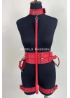 Kelepçeli Şık Deri Harness Takım, Kadın Fantezi Giyim - Brf869