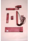 Kırbaç Kelepçe Takım 3lü Set, El - Ayak Kelepçesi, Kırbaç - Brf1305