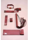 Kırbaç Kelepçe Takım 4lü Set, El - Ayak Kelepçesi, Kırbaç, Ağız Topu - Brf1306