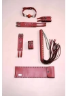 Kırbaç Kelepçe Takım 4lü Set, El - Ayak Kelepçesi, Kırbaç, Ağız Topu - Brf1306