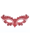 Kırmızı Dantel Masquerade Maskesi 6 No