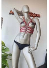 Kırmızı Deri Harness Fantazi Giyim