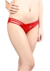 Kırmızı Şerit Detaylı Seksi Külot Tm1139
