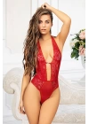 Kırmızı Taşlı Bodysuit - 888
