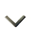 Kitap, Kapak, Menü, Albüm Köşesi, Orta - 18x32mm, Nikel, 20 Adet
