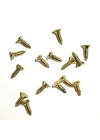 Klips, Menteşe, Ayak, Ağaç, Sunta Vidası 2,2x7,5mm - Sarı 100 Adet
