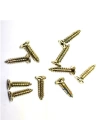 Klips, Menteşe, Ayak, Ağaç, Sunta Vidası 2,2x9,5mm - Sarı 100 Adet