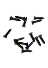 Klips, Menteşe, Ayak, Ağaç, Sunta Vidası 2,2x9,5mm - Siyah 100 Adet