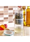 Klipsli Kapaklı Zeytinlik -1.5 Lt Zeytin Turşu Saklama Yıkama Kabı