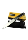 Knives Bk-001brv Kamp Çakı 23 Cm - Metal İşlemeli Sap, Kılıflı