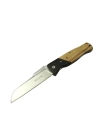 Knives Bk-016zbr Kamp Çakı 23 Cm - Ahşap Saplı, Kılıflı, Kutulu, Kemerllikli
