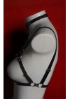 Lastik Sütyen Harness - Seksi Lastik Harness Sütyen - Bayan İç Giyim Lastik Sütyen - Brf571