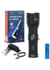 Lazer Etkili Profesyonel El Feneri  Wt-631- 30,000 Lümen