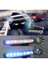 Led Çakar Lamba Seti RGB Rüzgar Enerjili