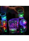 Led Işıklı Eğlence Bardakları - 3 Modlu Renk Değiştiren Bardak 12 Adet