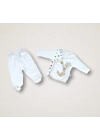 Love Zürafa Nakışlı %100 Cotton Antibakteriyel 10lu Zıbın Takımı Hastane Çıkışı