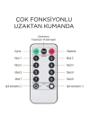 Lw-7 300 Ledli 10 Sarkıt Perde Led Işık, 8 Modlu Uzaktan Kumandalı, 3x3 Metre Peri Telli Led