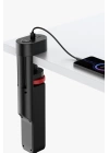 Masa Tipi Pd20w Akım Korumalı 3’lü Priz 2xusb 1xtype-c Girişli Kablolu Priz Ftr19