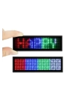 Matrix Kayan Led Yaka Rozeti Mobil Kontrollü Dijital Etiket 9×3cm