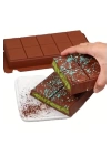 Meşhur Dubai Çikolatası Kalıbı Silikon - Büyük Tablet Çikolata Mum Kek Kalıbı Pasta Kalıbı