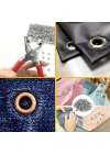 Metal 200 Pcs Çıtçıt Ve Pense Seti Makinesi  Bebek Elbise Çıtçıt Montaj Seti