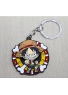 Metal Dönen Luffy Anahtarlık Alk3088