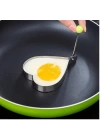 Metalik Kalp Şeklinde Metal Omlet Yumurta Ve Krep Kalıpları