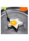Metalik Yıldız Şeklinde Metal Omlet Yumurta Ve Krep Kalıpları