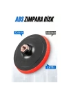 DKTT 180 mm Cırtlı Zımpara Disk Pasta Cila Sünger Tabanı