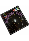 Mor Renk Kristal Taşlı Parlak Birthday Girl Yazılı Taç 16x17 Cm
