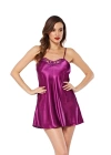 Mor Saten Gecelik - M-265