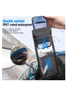 Motosiklet 360° Döndürülebilir Su Geçirmez Telefon Kılıfı Telefon Tutucu 4’’-7.2 İnç