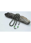  Oltu Taşı Yesil Damla İçi Damla Tespih