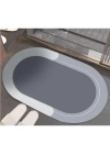 Oval Süper Emici Banyo Paspası 38*58 cm