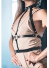 Özel Tasarım Seksi Deri Fantazi Göğüs Harness 1039