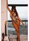 Pamuktenim Fantezi Body Harness Maske Takımı