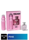 Parlement 50 Ml Pink Kadın Parfüm + 150 Ml Deodorant Seti