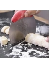 Paslanmaz Çelik Hamur Kesme ve Şekillendirme Spatulası