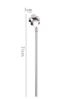 Paslanmaz Metal 2 Li Kaşıklı Pipet Fırça Seti