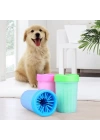 Pati Ayak Yıkama Kovası Silikon Jel Fırçalı Kedi Köpek  (küçük)