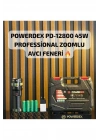 Pd-12800 45 Watt 4500 Lümen Zoomlu Profesyonel Avcı El Feneri
